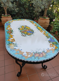 TAVOLO IN PIETRA LAVICA MIS. 200X100 CM. IN ITALIA