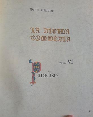 La Divina commedia illustrata vol VI Paradiso 