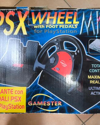 volante e pedali PSX per PlayStation 
