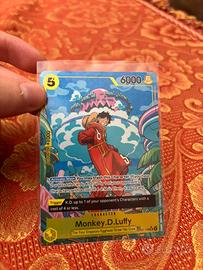 Carta one piece tcg rara