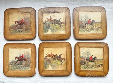 Set di 6 sottobicchieri vintage Pimpernel