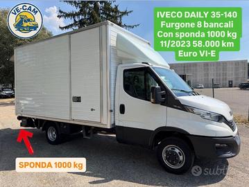IVECO DAILY 35-140 FURGONE CON SPONDA 11/23 €6-E