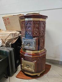 Stufa vintage castellamonte ceramica