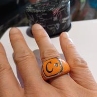 anello in argento smaltato