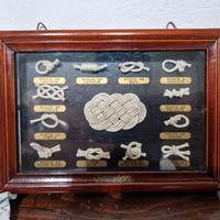 Quadro con nodi marinari 