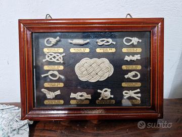 Quadro con nodi marinari 