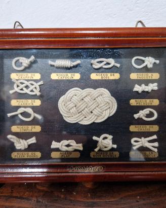 Quadro con nodi marinari 