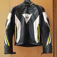 Giacca moto in pelle Dainese Tg 50