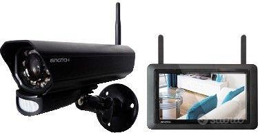 Monitor 7” touch con dvr piu’ telecamera wifi