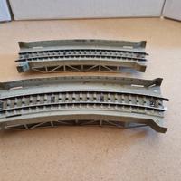 Marklin H0 Coppia Di Rampe Metalliche Curve 7167 R