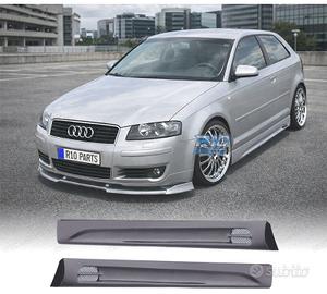 MINIGONNE LATERALI AUDI A3 8P 03-08 LOOK GT RACE