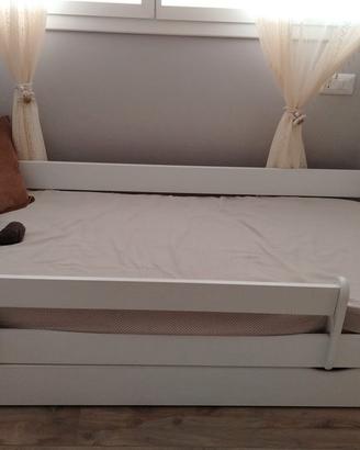 Letto singolo per bambini con materasso
