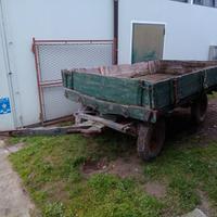 Vecchio Carro Rimorchio in Legno