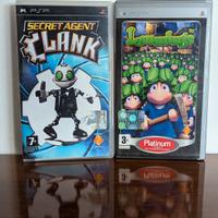 Bundle Secret Agent Clank + Lemmings - PSP