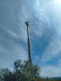 PALO  DA 18 METRI ZINCATO