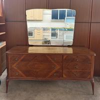 COMÒ / CASSETTIERA VINTAGE IN NOCE – ANNI ’40/’50