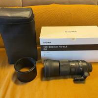 Obiettivo Sigma 150-600 per Nikon