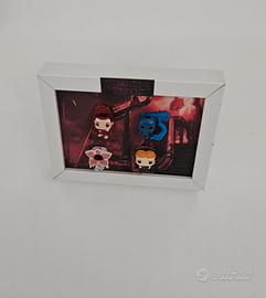 Quadretto personaggi funko stranger things kinder