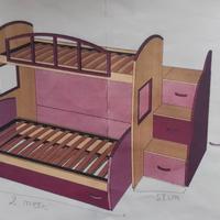 LETTO A CASTELLO BAMBINI MARCA GIESSEGI