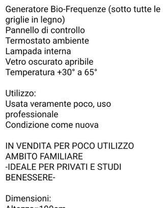 Benessere sauna