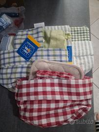 presine , strofinacci e porta pane
