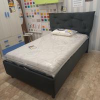 Letto con contenitore 1 piazza e mezza