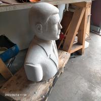 mezzo busto controfigura Jonh Kennedy 