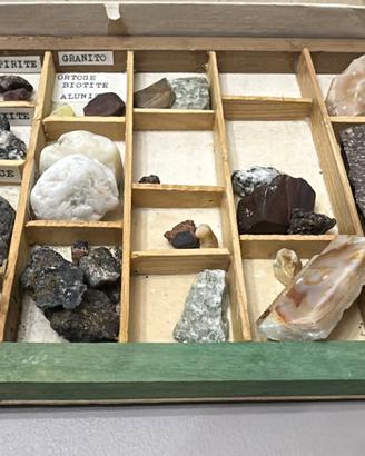 Collezione Didattica Minerali e Rocce Vintage