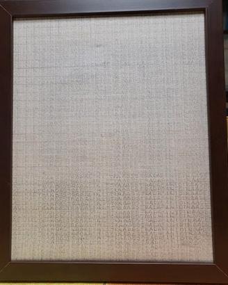 Quadro di concetto Corrado Davini Poesia Visiva
