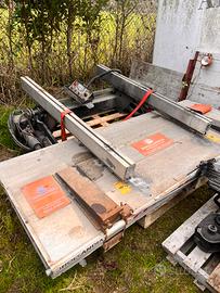 Pedana idraulica 15 quintali