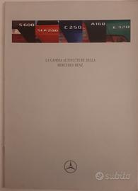 Depliant Brochure Catalogo Gamma vetture Mercedes