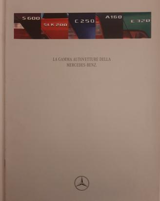 Depliant Brochure Catalogo Gamma vetture Mercedes