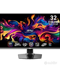 msi mpg 321urx qd oled 32 4k gaming monitor