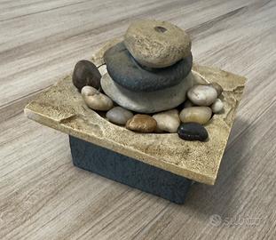 Fontana in sassi rilassante design