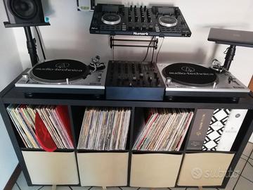 coppia giradischi dj audio-technica at-lp 120-usb
