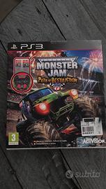 volante monster jam ps3 raro con box collezione 