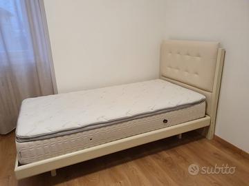 Letto singolo 100x200 Con materasso Simmons