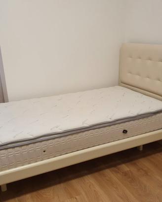 Letto singolo 100x200 Con materasso Simmons