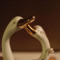 Cigni innamorato anni 70 capo di monte