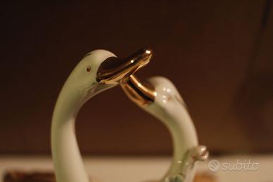 Cigni innamorato anni 70 capo di monte