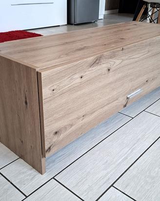 Pensile armadio color rovere cm 100x32,5x35