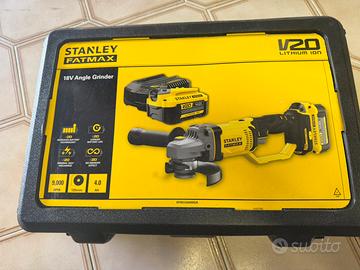 Smerigliatrice angolare stanley a batteria 18v