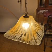 lampadario in vetro di Murano 