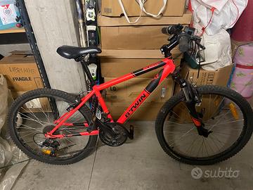 bicicletta rockrider da bambino ruote da 22