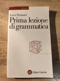 Prima lezione di grammatica di Serianni
