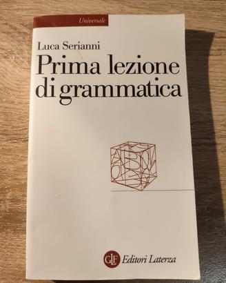Prima lezione di grammatica di Serianni
