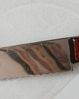 Coltello da pane vintage Inox Pran acciaio inox