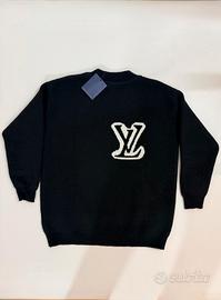 Maglione Nero - Monogramma LV