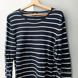 Pullover a girocollo a righe H&M nuovo