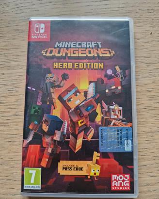 Minecraft - Dungeos- Hero edition  nintendo switch